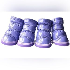 Puppia Light Purple Boots XS